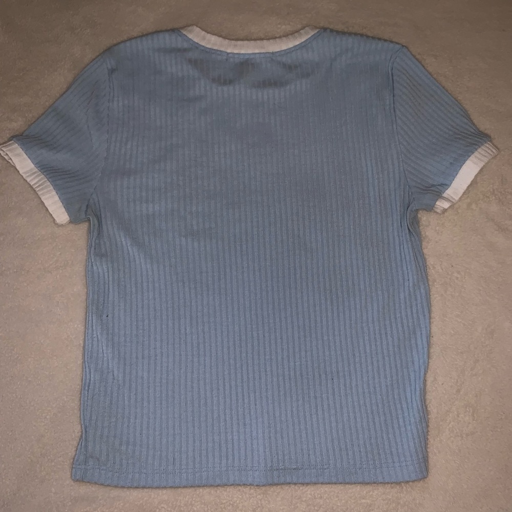 Ribbed Ringer Tee - Picture 2 of 2